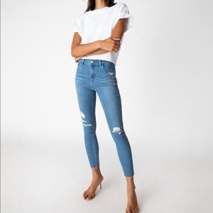 JBRAND ALANA HIGH RISE CROP SKINNY ARGO DESTRUCT